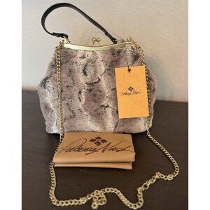 Patricia Nash Faux Fur Laureana Satchel Purse Small Bag NWT
